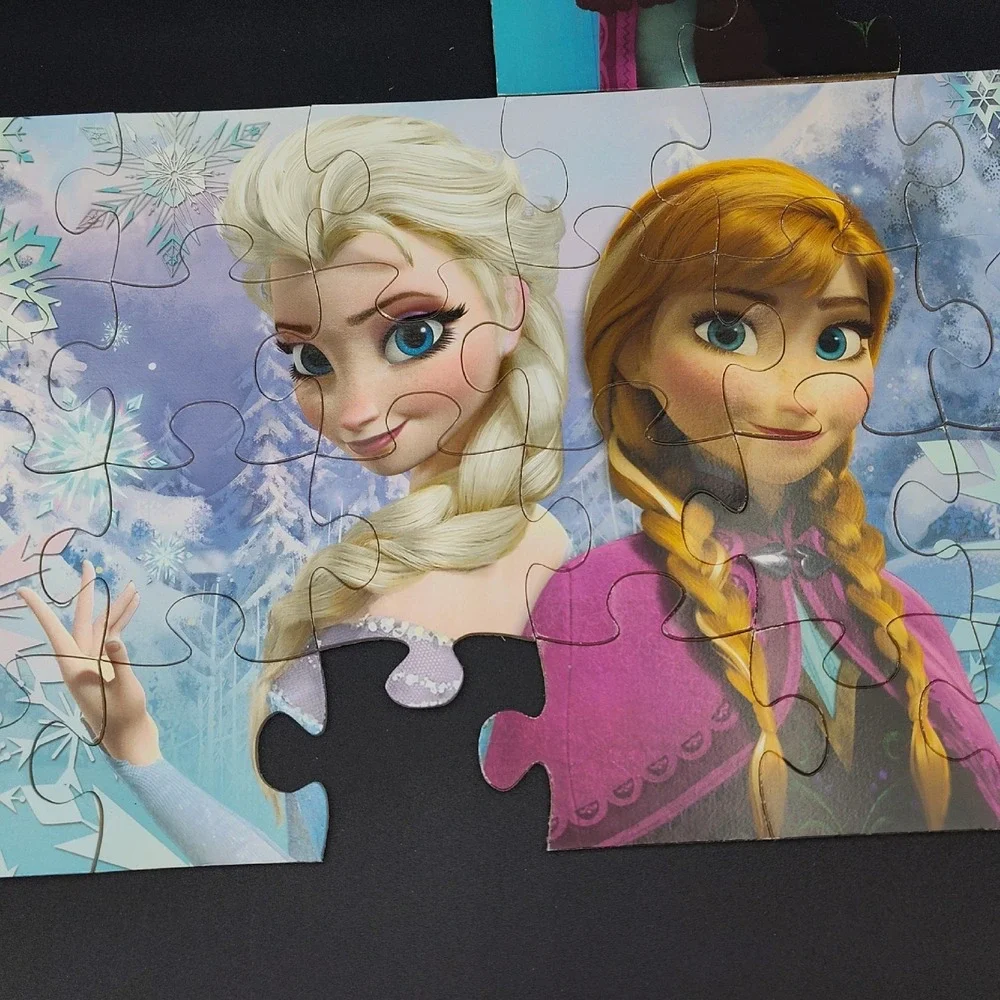 Walt‎ Disney Frozen MISSING PIECES CHILDREN'S PUZZLE SET 4 BB19.1GA1037